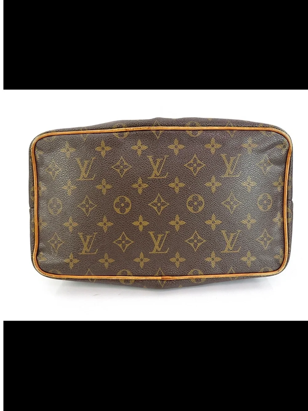 Louis Vuitton Monogram Canvas Tote with Tan Vachetta Trim
